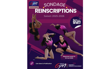 sondage réinscriptions
